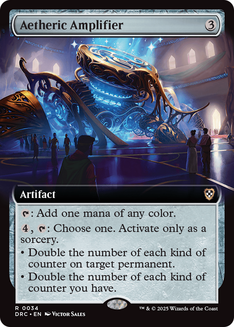 Aetheric Amplifier (Extended Art) [Aetherdrift Commander] | Gear Gaming Bentonville