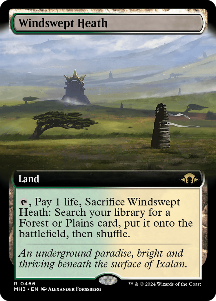 Windswept Heath (Extended Art) [Modern Horizons 3] | Gear Gaming Bentonville