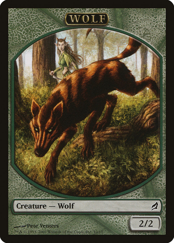 Wolf Token [Lorwyn Tokens] | Gear Gaming Bentonville