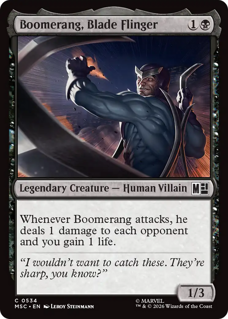 Boomerang, Blade Flinger [Marvel Super Heroes Commander] | Gear Gaming Bentonville