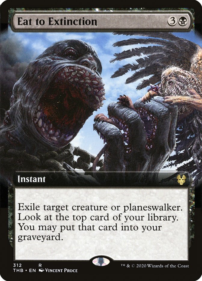 Eat to Extinction (Extended Art) [Theros Beyond Death] | Gear Gaming Bentonville