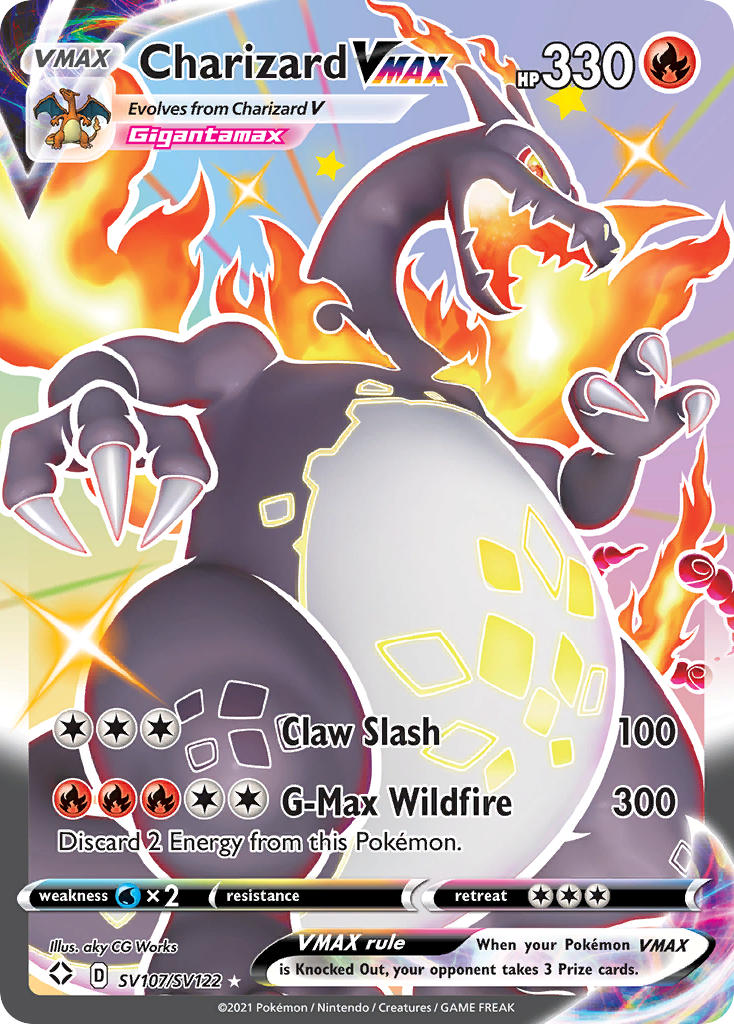 Charizard VMAX (SV107/SV122) [Sword & Shield: Shining Fates] | Gear Gaming Bentonville