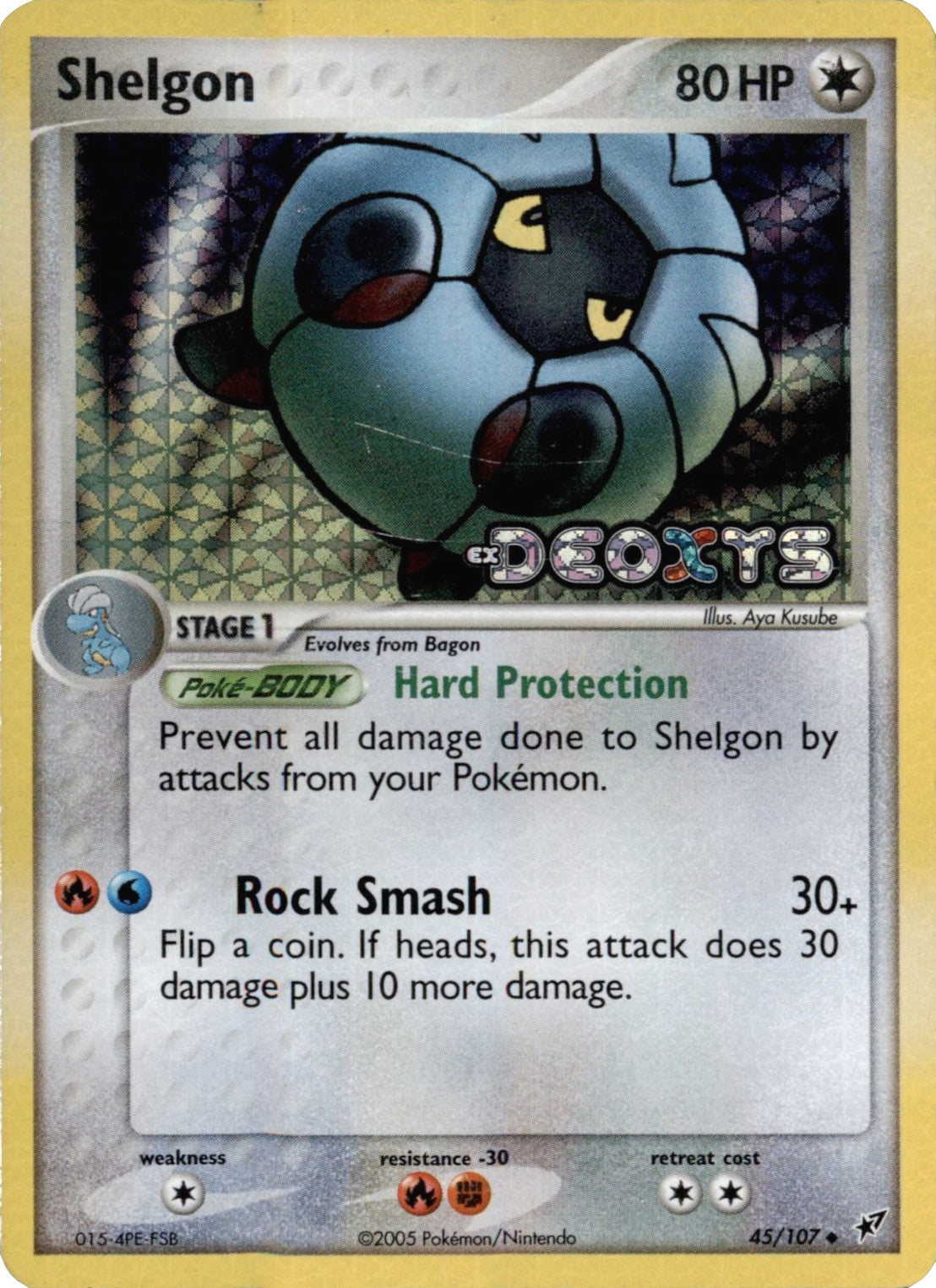 Shelgon (45/107) (Stamped) [EX: Deoxys] | Gear Gaming Bentonville