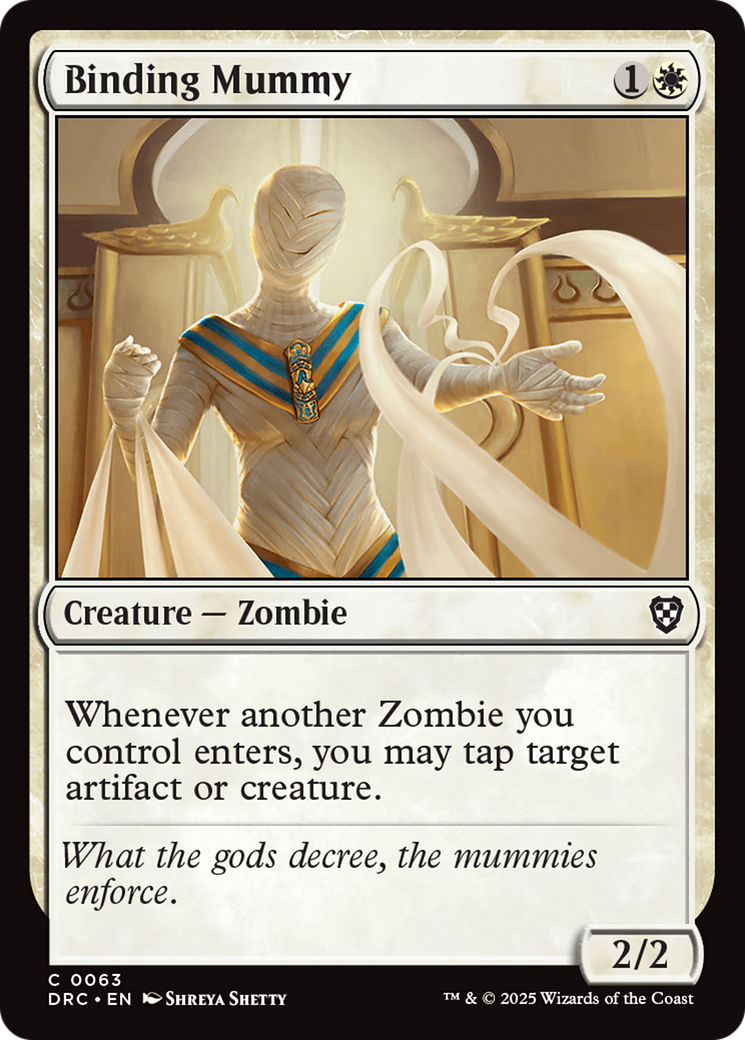 Binding Mummy [Aetherdrift Commander] | Gear Gaming Bentonville