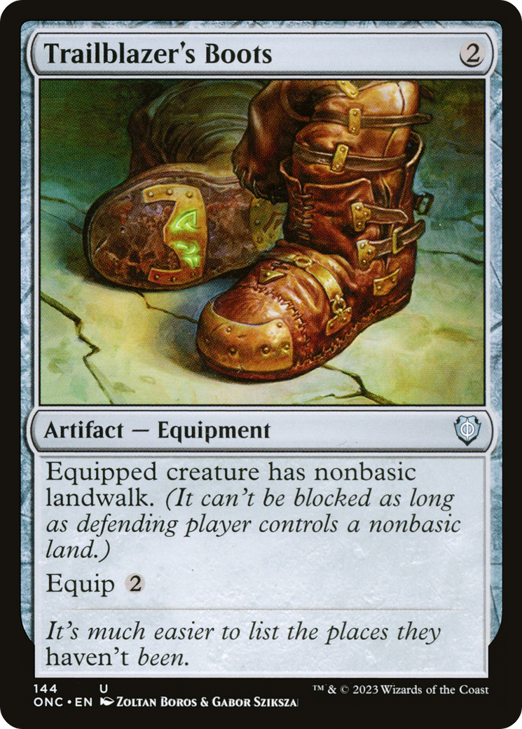 Trailblazer's Boots [Phyrexia: All Will Be One Commander] | Gear Gaming Bentonville