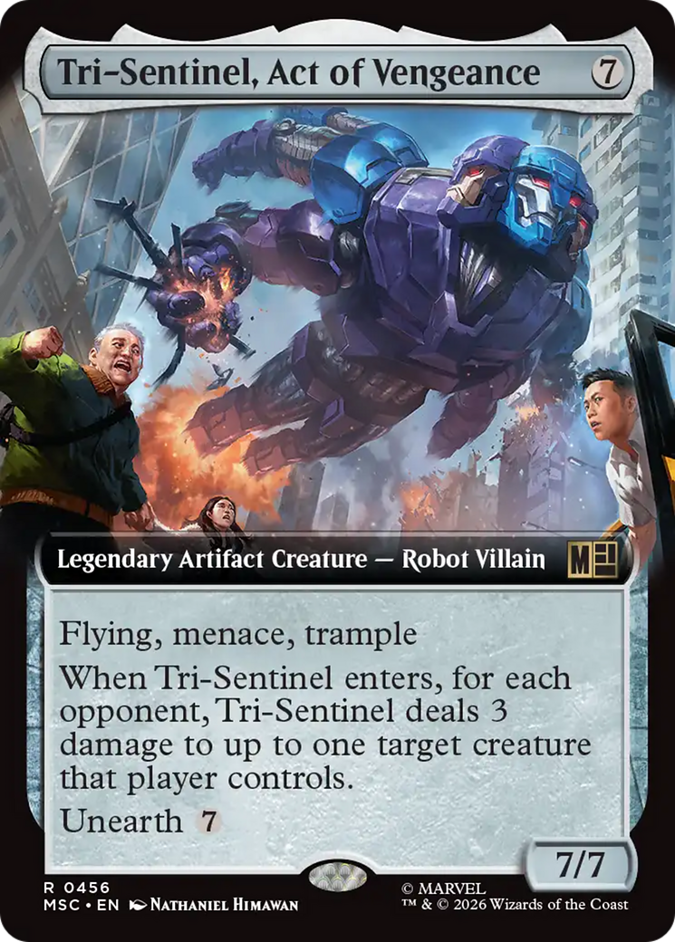 Tri-Sentinel, Act of Vengeance (Extended Art) [Marvel Super Heroes Commander] | Gear Gaming Bentonville