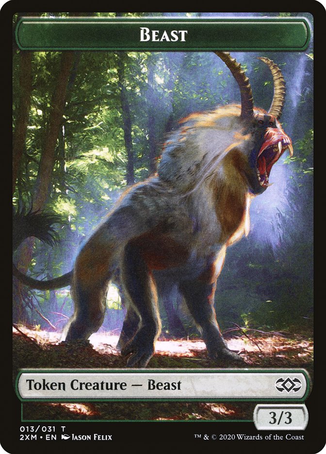 Beast Token [Double Masters Tokens] | Gear Gaming Bentonville