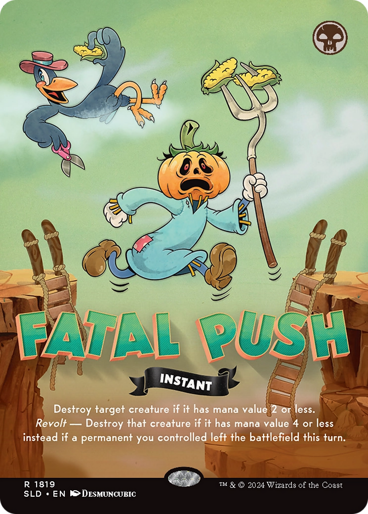 Fatal Push (1819) (Rainbow Foil) [Secret Lair Drop Series] | Gear Gaming Bentonville