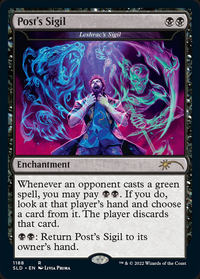 Post's Sigil - Leshrac's Sigil [Secret Lair Drop Series] | Gear Gaming Bentonville