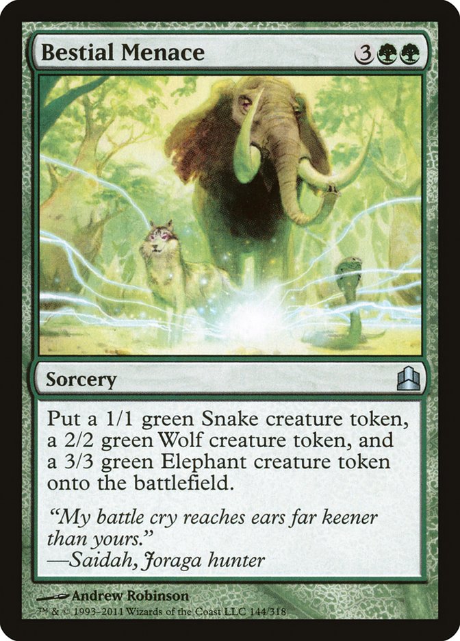 Bestial Menace [Commander 2011] | Gear Gaming Bentonville