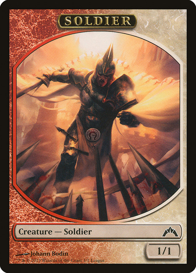 Soldier Token (Johann Bodin) [League Tokens 2013] | Gear Gaming Bentonville