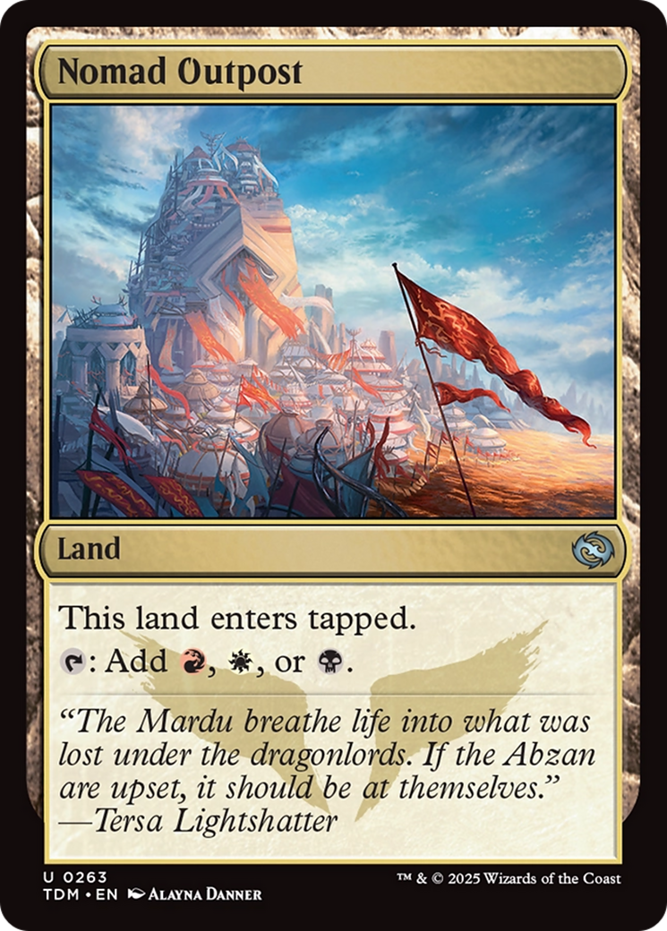 Nomad Outpost [Tarkir: Dragonstorm] | Gear Gaming Bentonville