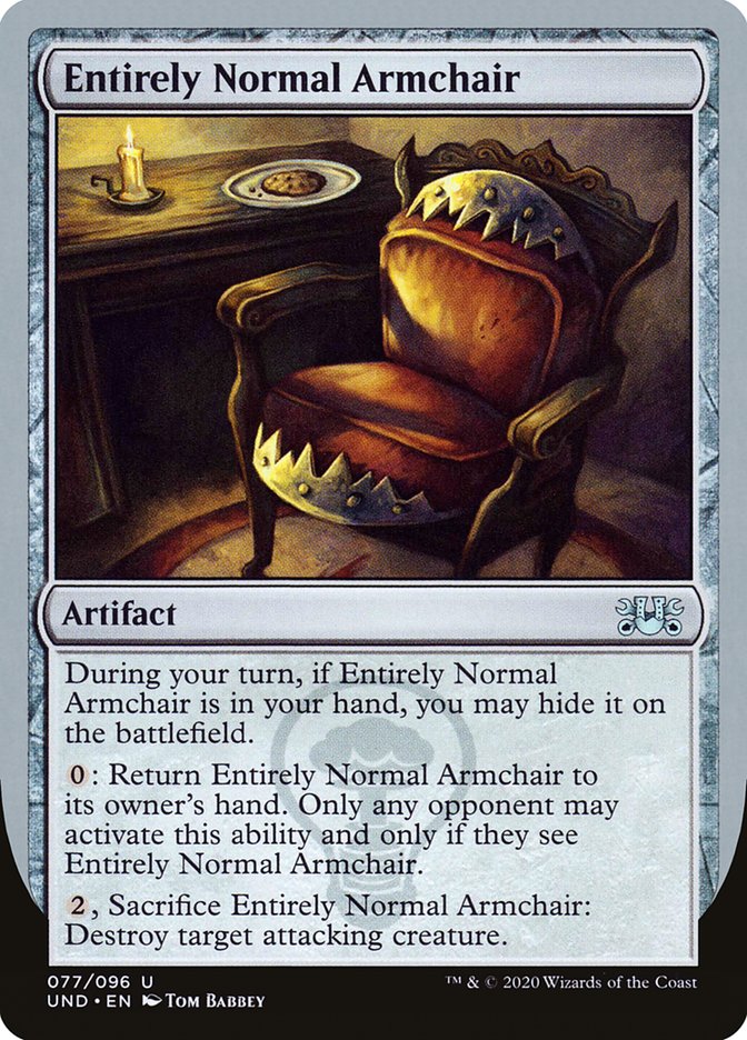 Entirely Normal Armchair [Unsanctioned] | Gear Gaming Bentonville