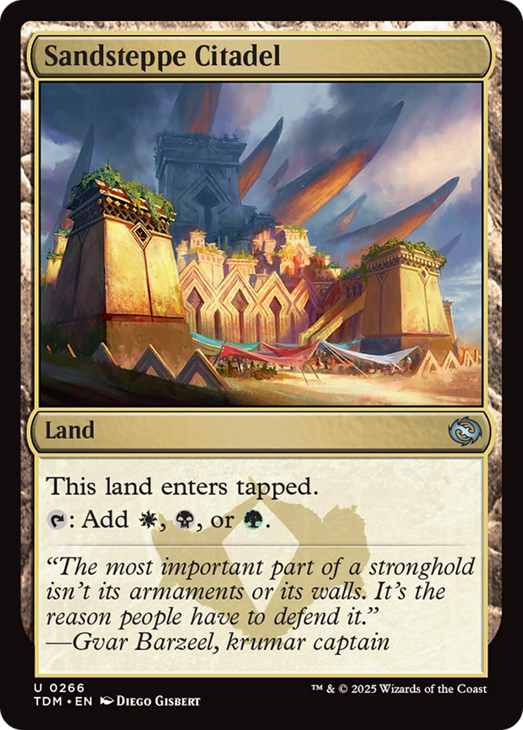 Sandsteppe Citadel [Tarkir: Dragonstorm] | Gear Gaming Bentonville