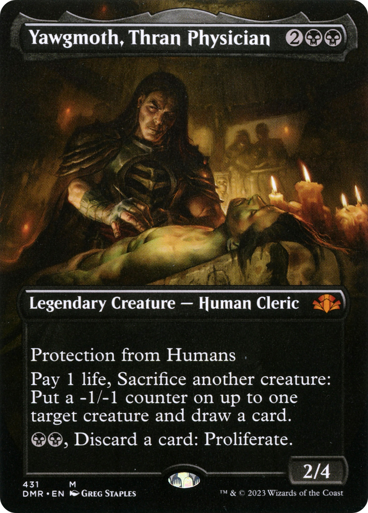 Yawgmoth, Thran Physician (Borderless Alternate Art) [Dominaria Remastered] | Gear Gaming Bentonville