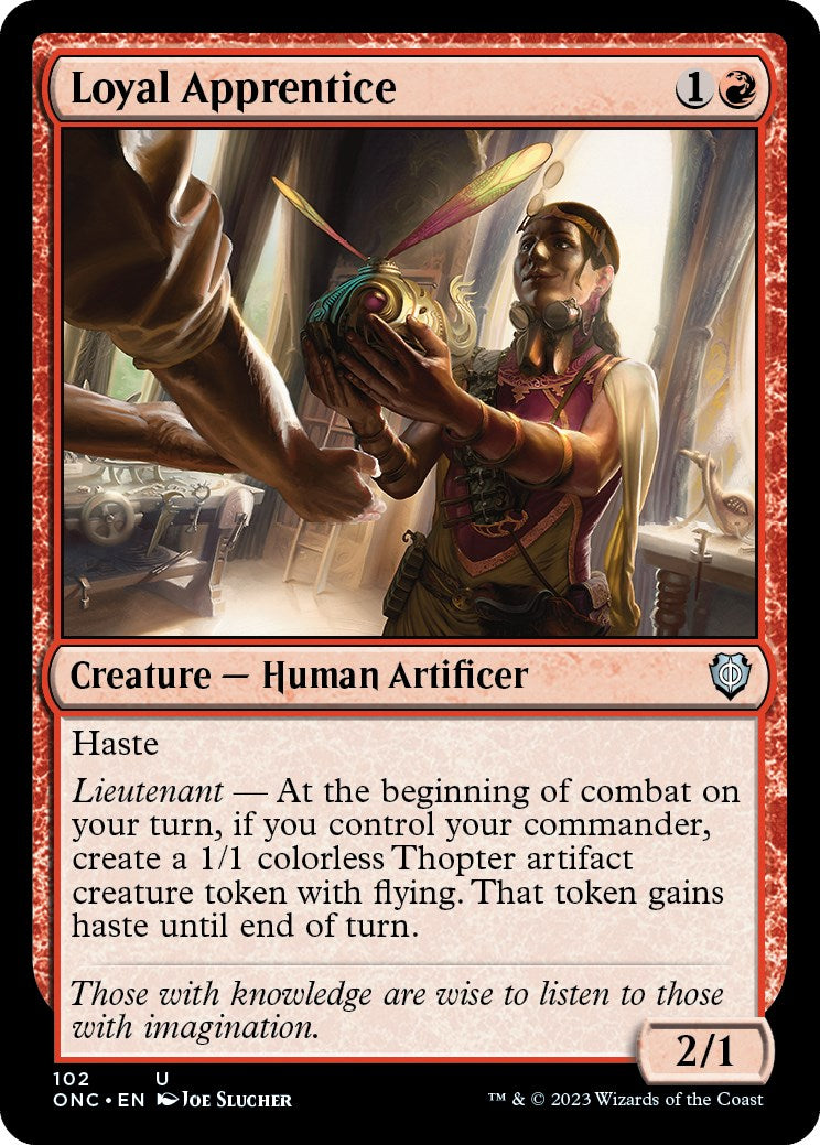 Loyal Apprentice [Phyrexia: All Will Be One Commander] | Gear Gaming Bentonville