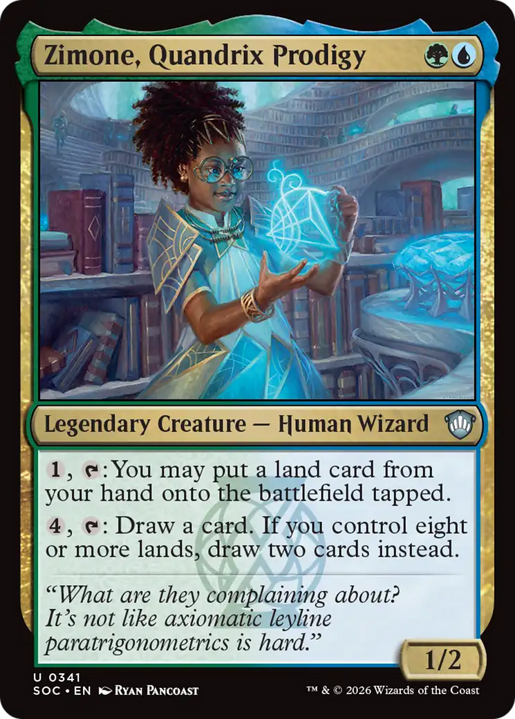 Zimone, Quandrix Prodigy [Secrets of Strixhaven Commander] | Gear Gaming Bentonville