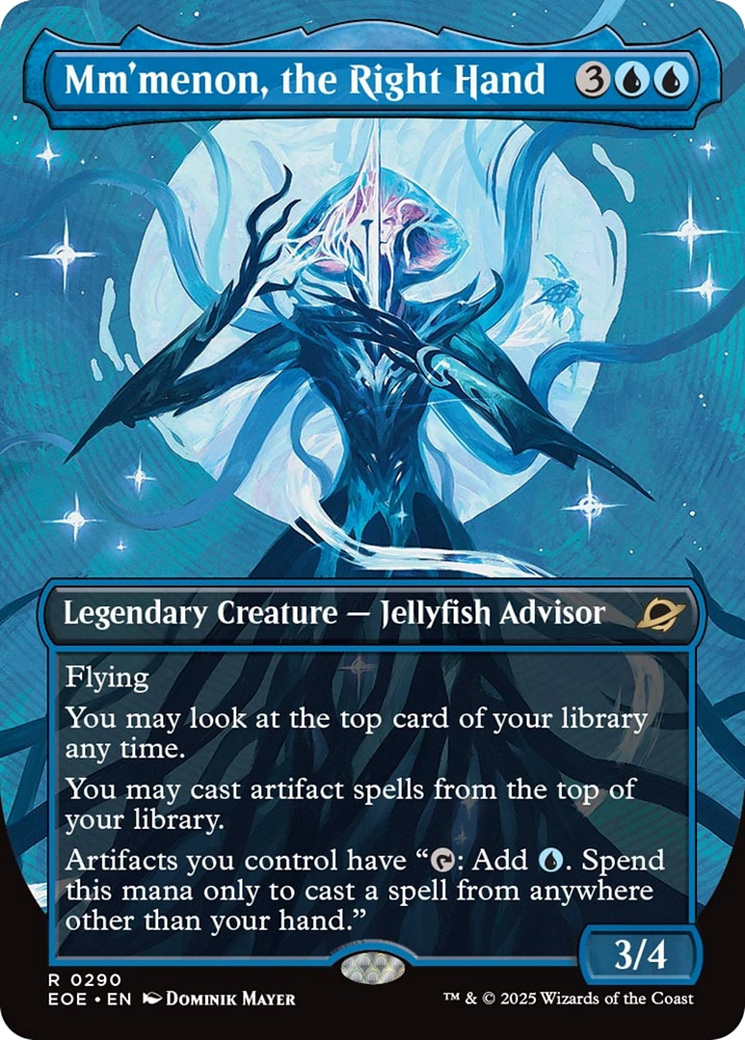 Mm'menon, the Right Hand (Borderless) [Edge of Eternities] | Gear Gaming Bentonville