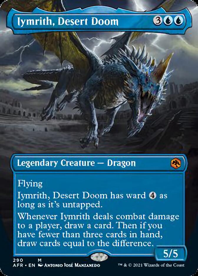 Iymrith, Desert Doom (Borderless Alternate Art) [Dungeons & Dragons: Adventures in the Forgotten Realms] | Gear Gaming Bentonville