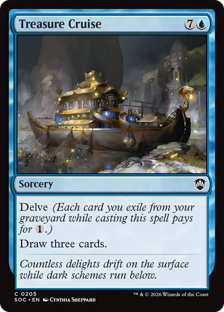 Treasure Cruise [Secrets of Strixhaven Commander] | Gear Gaming Bentonville