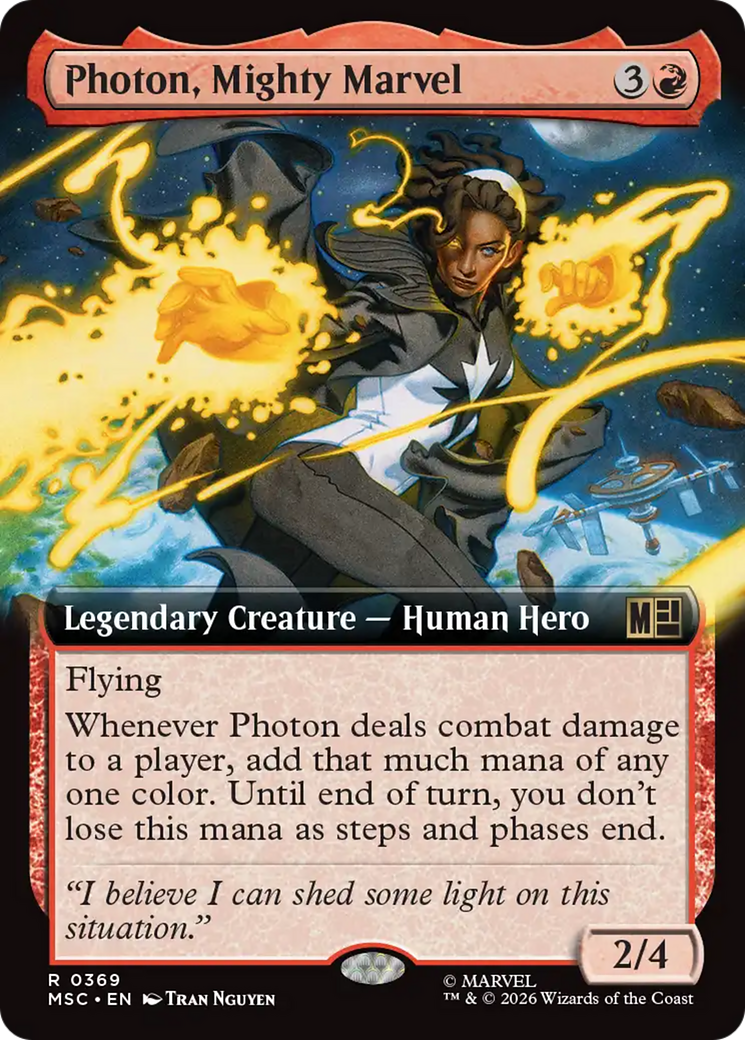 Photon, Mighty Marvel (Extended Art) [Marvel Super Heroes Commander] | Gear Gaming Bentonville
