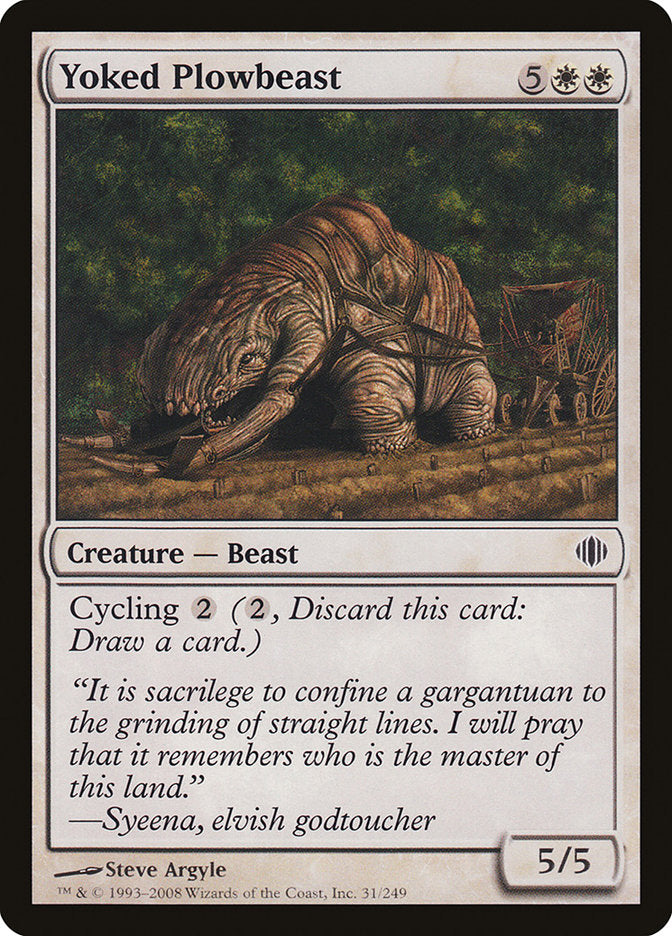 Yoked Plowbeast [Shards of Alara] | Gear Gaming Bentonville