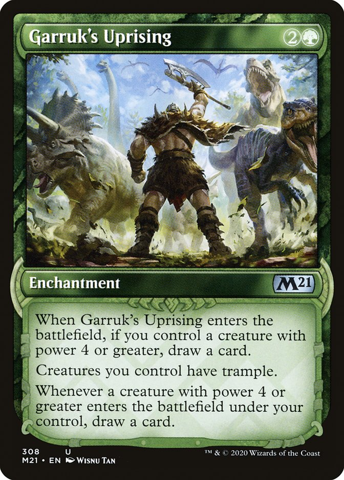 Garruk's Uprising (Showcase) [Core Set 2021] | Gear Gaming Bentonville