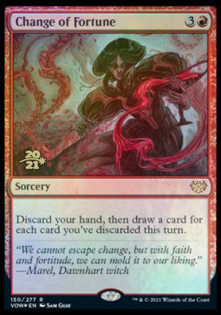 Change of Fortune [Innistrad: Crimson Vow Prerelease Promos] | Gear Gaming Bentonville