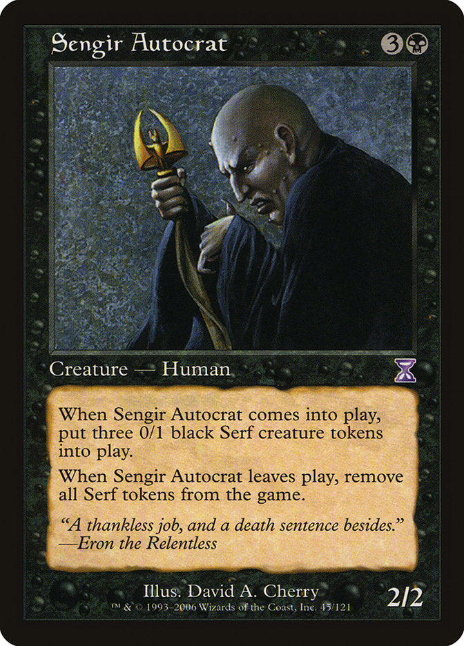 Sengir Autocrat [Time Spiral Timeshifted] | Gear Gaming Bentonville