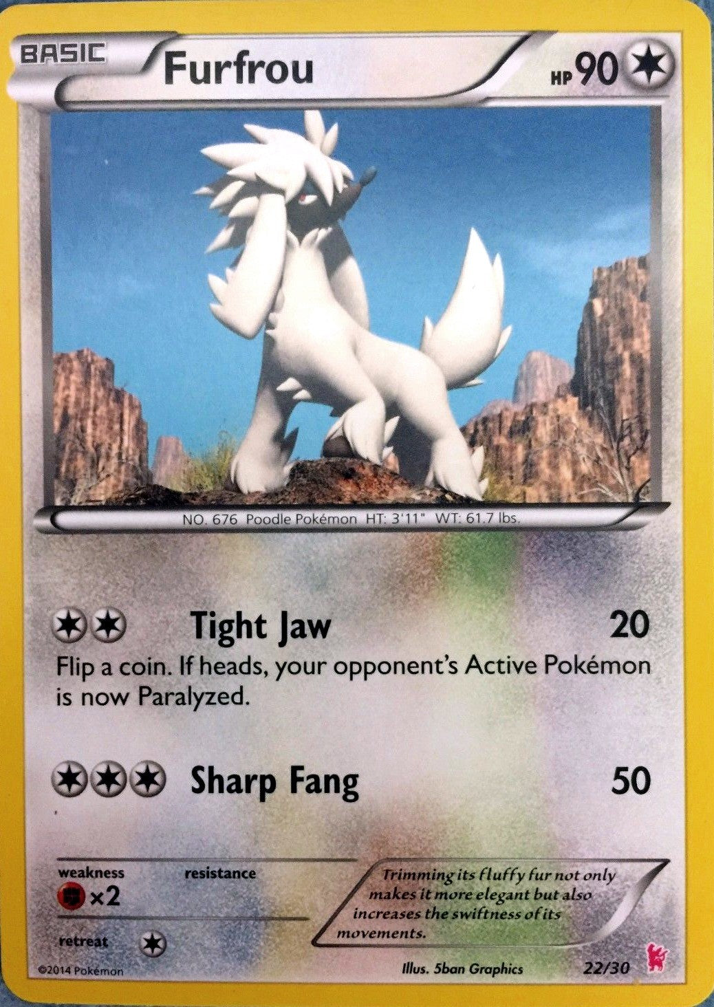 Furfrou (22/30) [XY: Trainer Kit - Sylveon] | Gear Gaming Bentonville