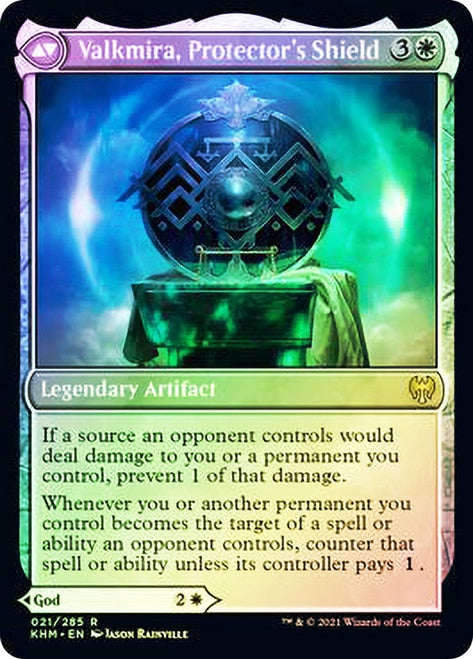 Reidane, God of the Worthy // Valkmira, Protector's Shield [Kaldheim Prerelease Promos] | Gear Gaming Bentonville