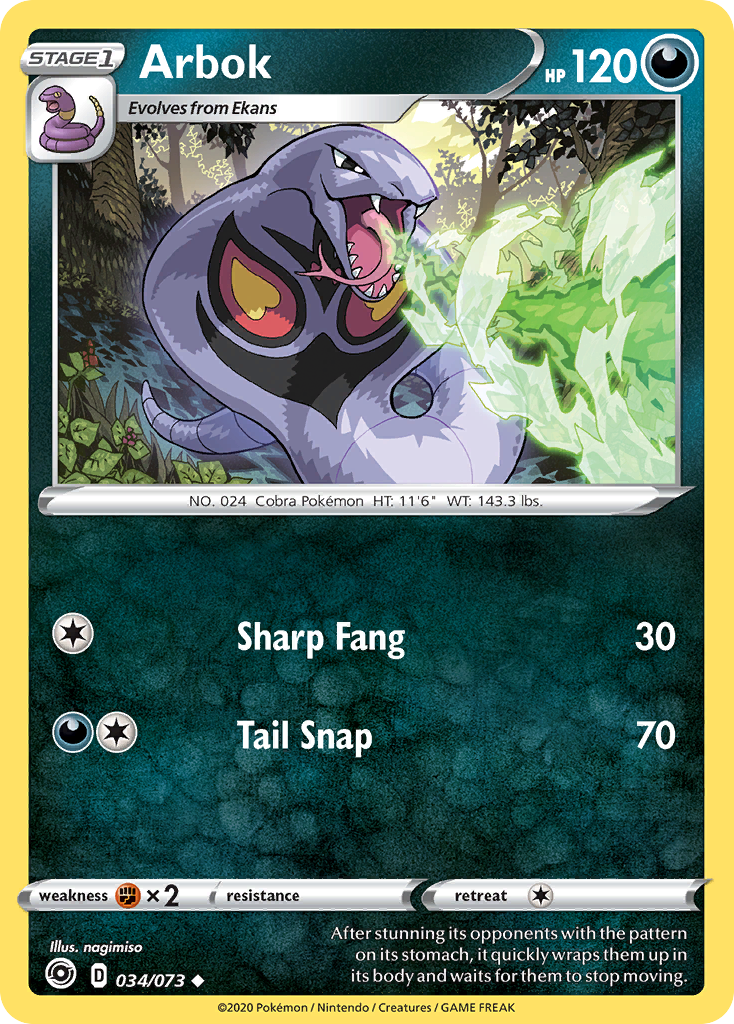 Arbok (034/073) [Sword & Shield: Champion's Path] | Gear Gaming Bentonville