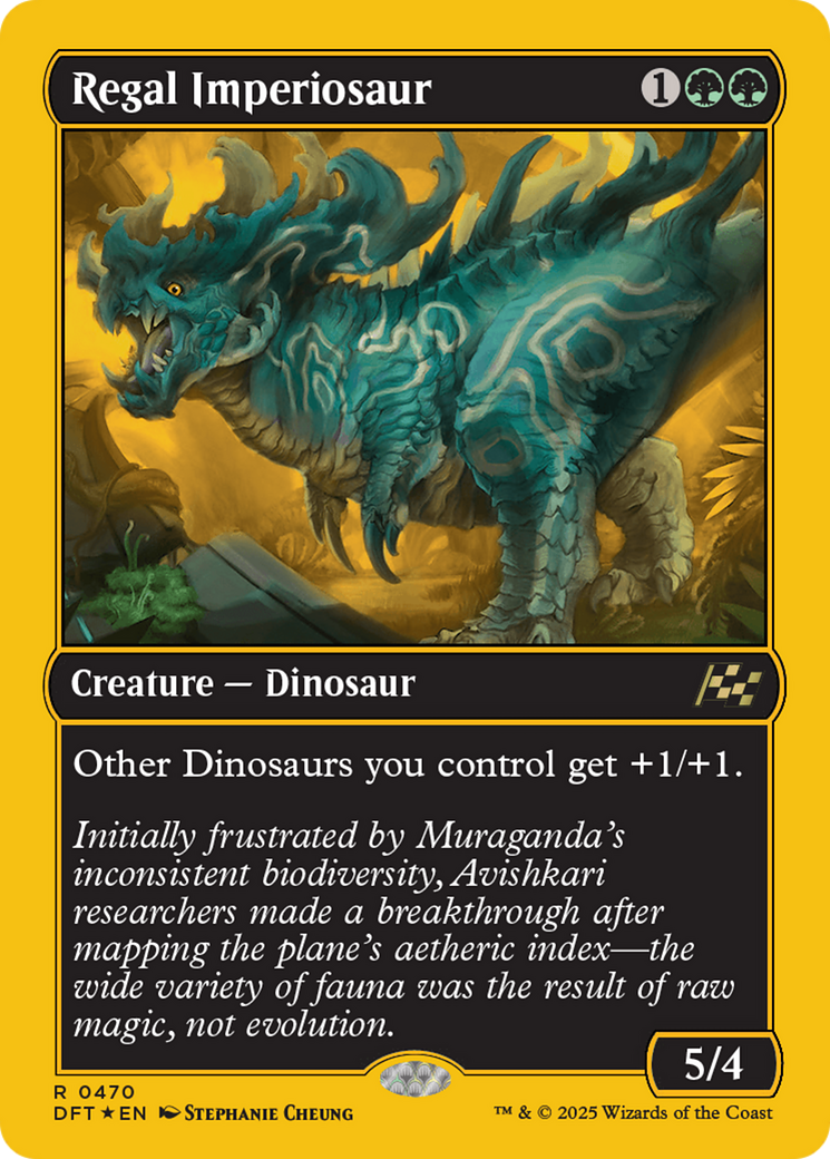 Regal Imperiosaur (First-Place Foil) [Aetherdrift] | Gear Gaming Bentonville