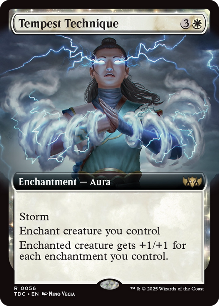Tempest Technique (Extended Art) [Tarkir: Dragonstorm Commander] | Gear Gaming Bentonville