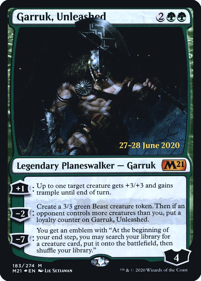 Garruk, Unleashed [Core Set 2021 Prerelease Promos] | Gear Gaming Bentonville