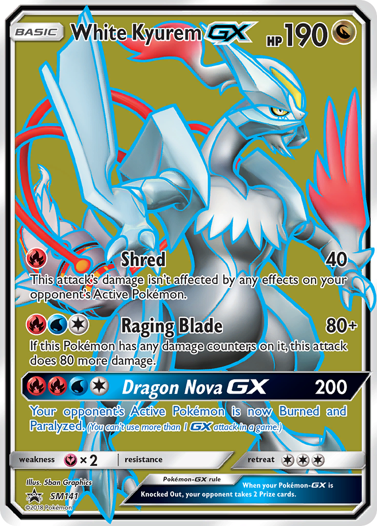 White Kyurem GX (SM141) [Sun & Moon: Black Star Promos] | Gear Gaming Bentonville