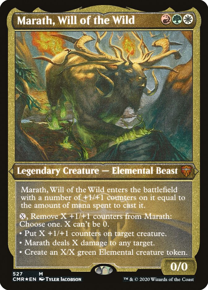 Marath, Will of the Wild (Etched) [Commander Legends] | Gear Gaming Bentonville