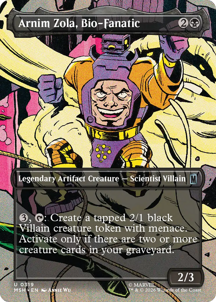 Arnim Zola, Bio-Fanatic (Borderless) [Marvel Super Heroes] | Gear Gaming Bentonville