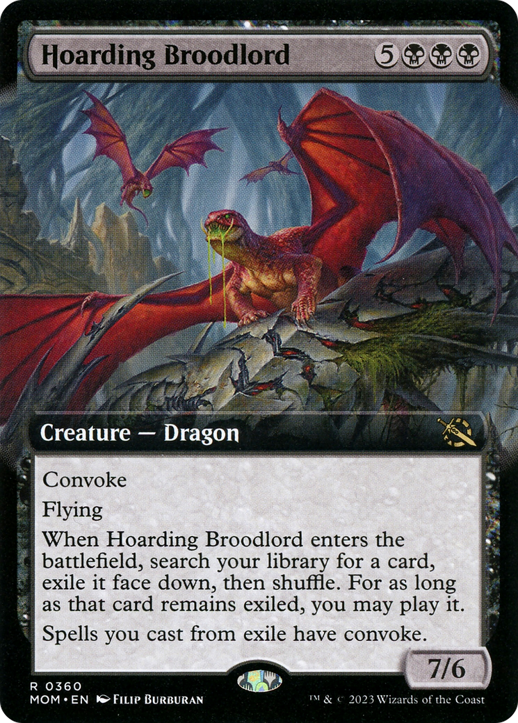 Hoarding Broodlord (Extended Art) [March of the Machine] | Gear Gaming Bentonville