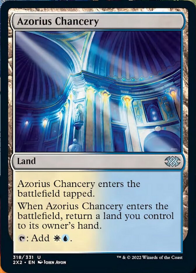 Azorius Chancery [Double Masters 2022] | Gear Gaming Bentonville