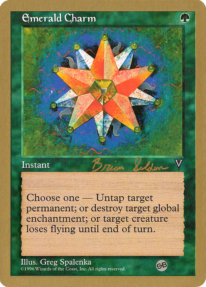 Emerald Charm (Brian Selden) (SB) [World Championship Decks 1998] | Gear Gaming Bentonville