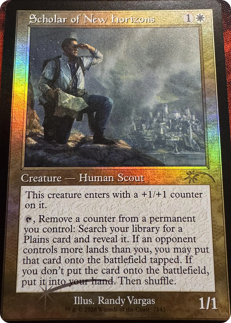 Scholar of New Horizons (Retro Frame) [Secret Lair Drop Series] | Gear Gaming Bentonville