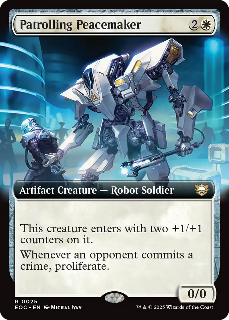 Patrolling Peacemaker (Extended Art) [Edge of Eternities Commander] | Gear Gaming Bentonville