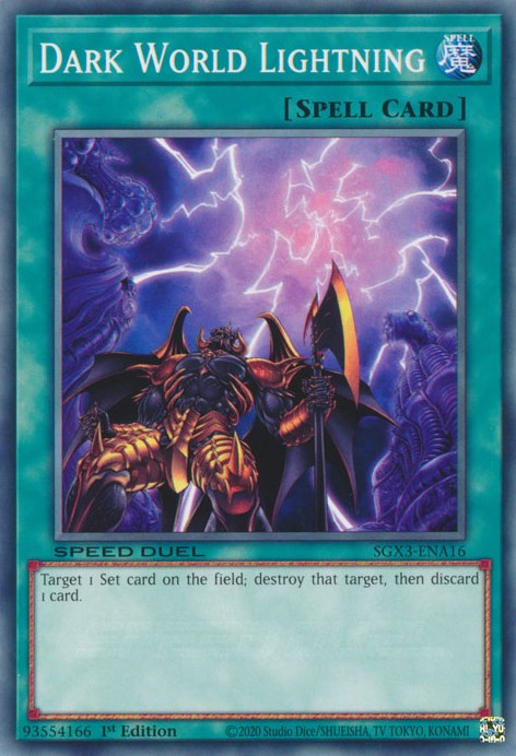 Dark World Lightning [SGX3-ENA16] Common | Gear Gaming Bentonville