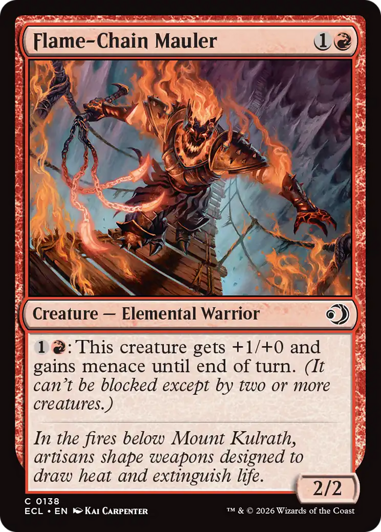 Flame-Chain Mauler [Lorwyn Eclipsed] | Gear Gaming Bentonville