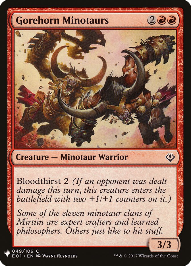 Gorehorn Minotaurs [Mystery Booster] | Gear Gaming Bentonville