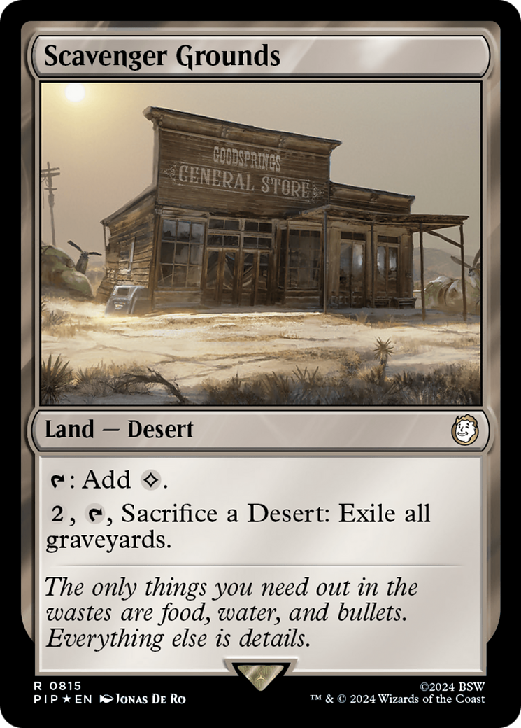 Scavenger Grounds (Surge Foil) [Fallout] | Gear Gaming Bentonville