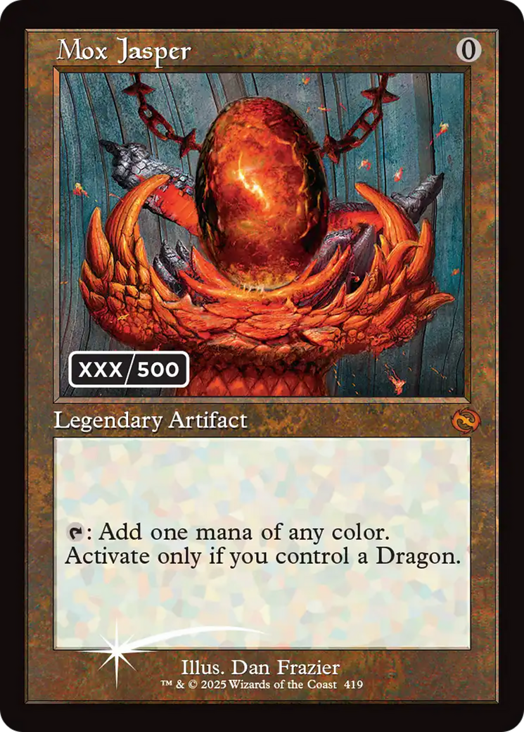 Mox Jasper (Serial Numbered) [Tarkir: Dragonstorm] | Gear Gaming Bentonville