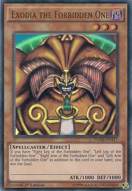 Exodia the Forbidden One [YGLD-ENA17] Ultra Rare | Gear Gaming Bentonville