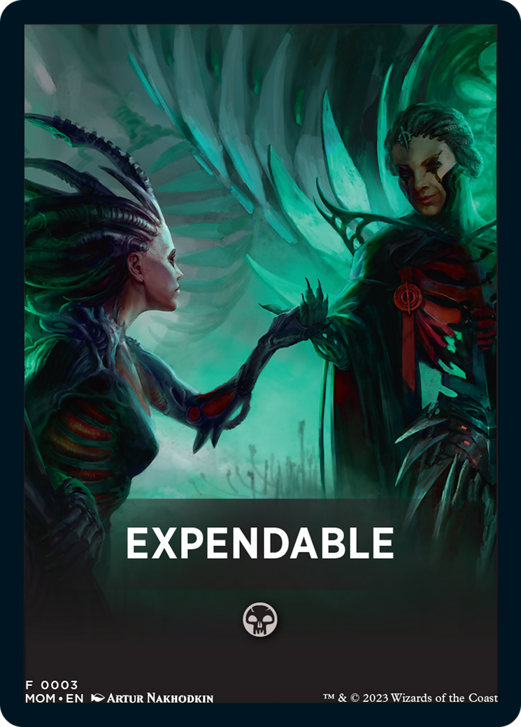 Expendable Theme Card [March of the Machine Tokens] | Gear Gaming Bentonville